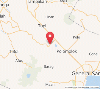 Map of Koronadal, Soccsksargen