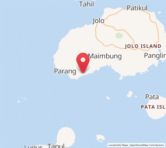 Map of Kulase, Autonomous Region in Muslim Mindanao