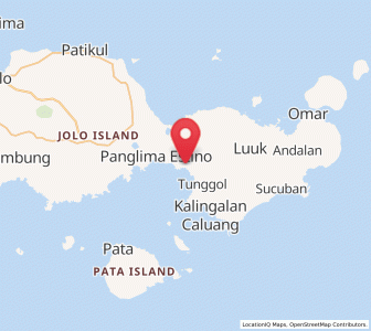 Map of Kulay-Kulay, Autonomous Region in Muslim Mindanao