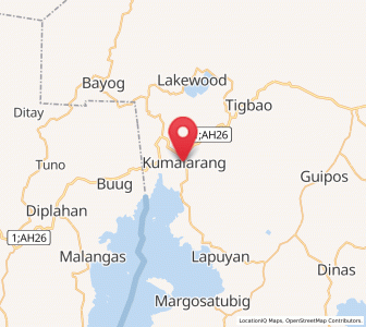 Map of Kumalarang, Zamboanga Peninsula