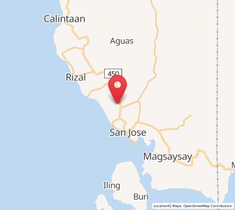 Map of La Curva, Mimaropa