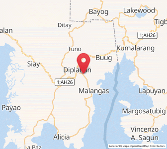 Map of La Dicha, Zamboanga Peninsula