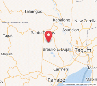 Map of La Libertad, Davao