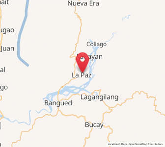 Map of La Paz, Cordillera