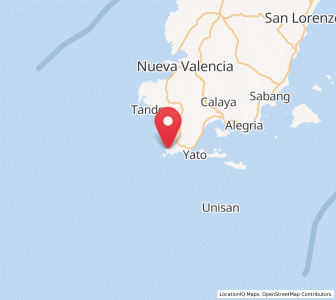 Map of La Paz, Western Visayas