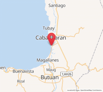 Map of La Union, Caraga