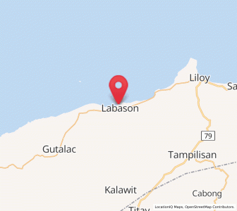 Map of Labason, Zamboanga Peninsula