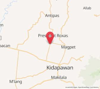 Map of Labu-o, Soccsksargen