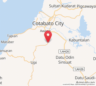 Map of Labuñgan, Autonomous Region in Muslim Mindanao