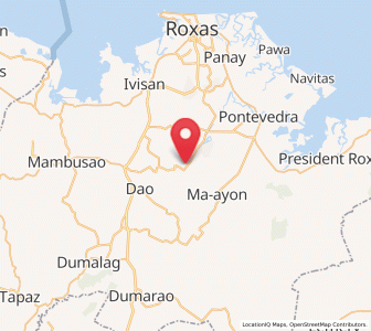 Map of Lacaron, Western Visayas