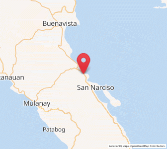 Map of Lacdayan, Calabarzon