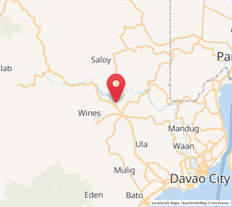Map of Lacson, Davao