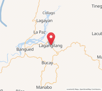 Map of Lagangilang, Cordillera