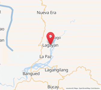 Map of Lagayan, Cordillera