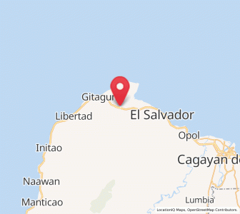 Map of Lagindingan, Northern Mindanao