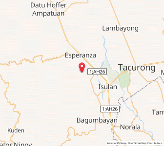 Map of Laguilayan, Soccsksargen