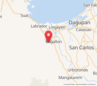 Map of Laguit Centro, Ilocos