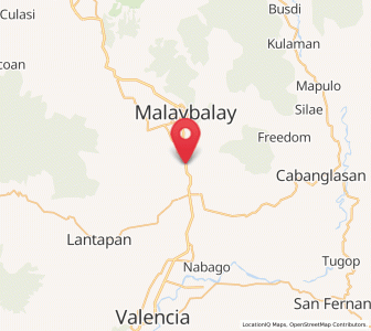 Map of Laguitas, Northern Mindanao