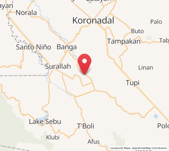 Map of Lamba, Soccsksargen