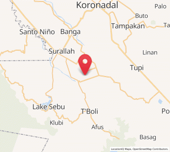 Map of Lambontong, Soccsksargen