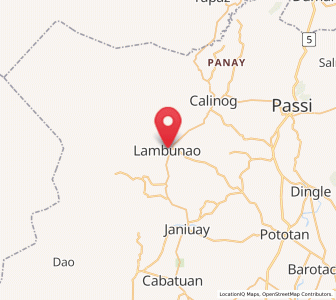 Map of Lambunao, Western Visayas