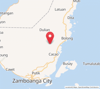 Map of Lamisahan, Zamboanga Peninsula