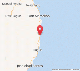 Map of Lamitan, Davao