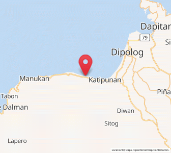 Map of Langatian, Zamboanga Peninsula