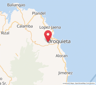 Map of Langcangan, Northern Mindanao