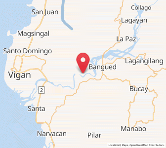 Map of Langiden, Cordillera