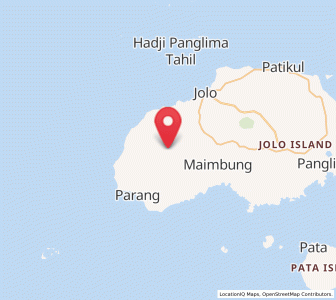 Map of Langpas, Autonomous Region in Muslim Mindanao
