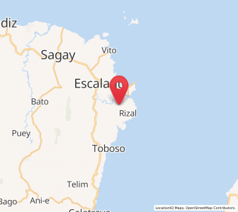 Map of Lañgub, Western Visayas
