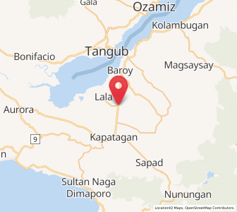 Map of Lanipao, Northern Mindanao