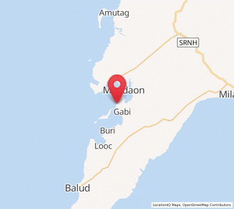 Map of Lantangan, Bicol