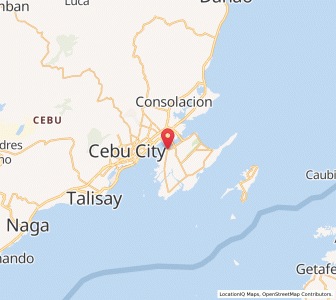 Map of Lapu-Lapu City, Central Visayas