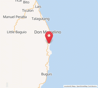 Map of Lapuan, Davao