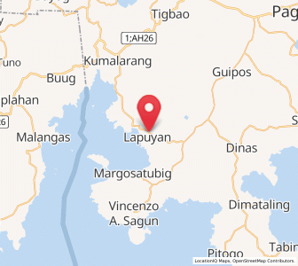 Map of Lapuyan, Zamboanga Peninsula