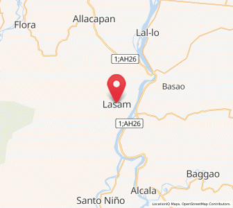 Map of Lasam, Cagayan Valley