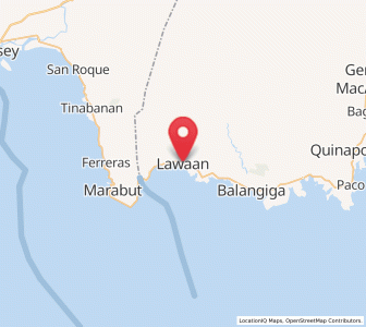 Map of Lawa-an, Eastern Visayas