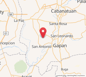 Map of Lawang Kupang, Central Luzon