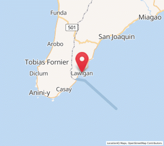 Map of Lawigan, Western Visayas
