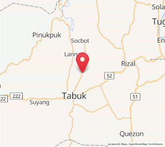 Map of Laya, Cordillera