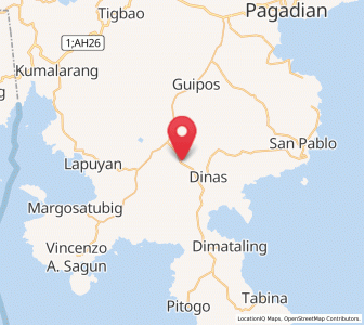Map of Legrada, Zamboanga Peninsula