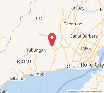 Map of Leon, Western Visayas