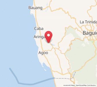 Map of Leones East, Ilocos