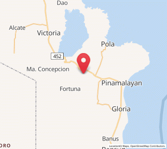 Map of Leuteboro, Mimaropa