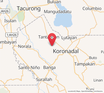 Map of Libas, Soccsksargen