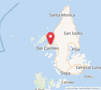 Map of Libas, Caraga