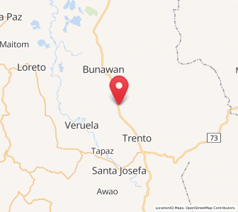 Map of Libertad, Caraga