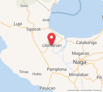 Map of Libmanan, Bicol